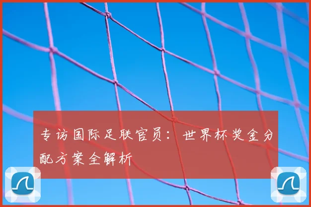 专访国际足联官员:世界杯奖金分配方案全解析
